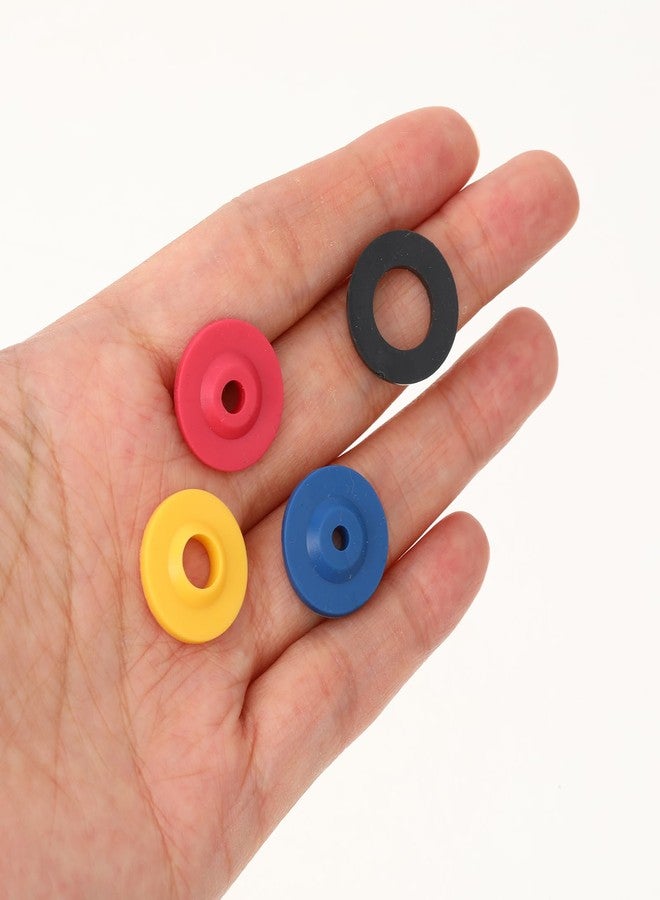 جريفوسيا 12 قطعة من محدد تدفق رأس الدش، محدد تدفق الماء السيليكوني، محدد تدفق الدش، مجموعة في 4 مواصفات للتحكم في تدفق الدش لرأس الدش الثابت والدش المحمول باليد - Image 4