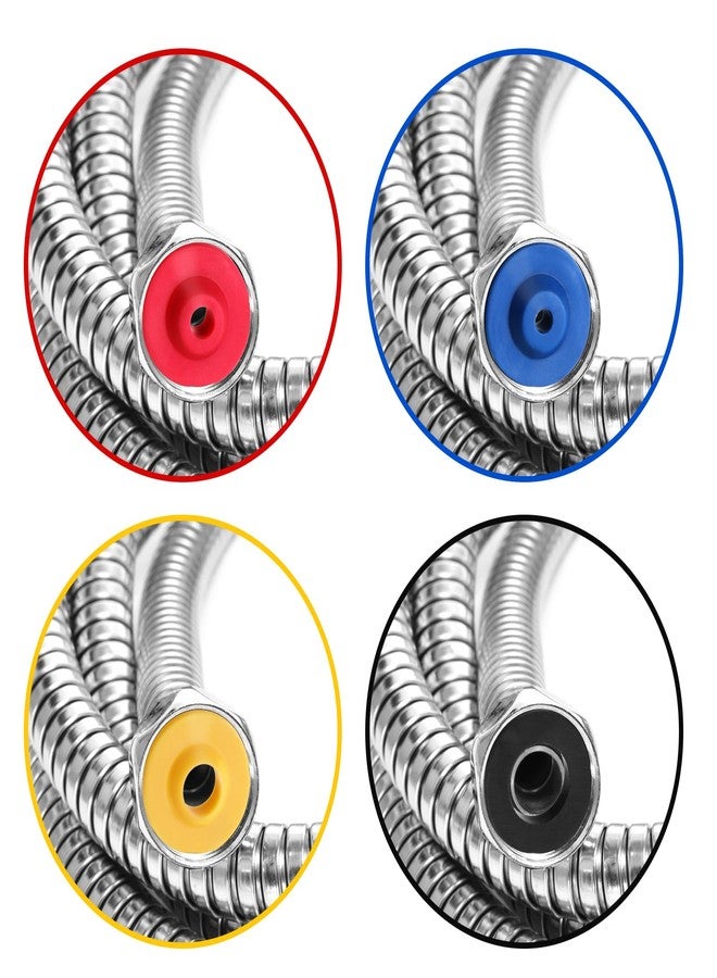 جريفوسيا 12 قطعة من محدد تدفق رأس الدش، محدد تدفق الماء السيليكوني، محدد تدفق الدش، مجموعة في 4 مواصفات للتحكم في تدفق الدش لرأس الدش الثابت والدش المحمول باليد - Image 5