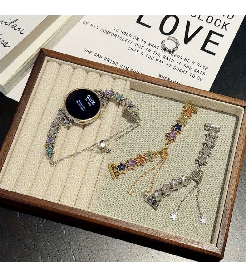 Sparkling Inlaid Diamond Bracelet for Huawei 20mm Watch Band - Image 4