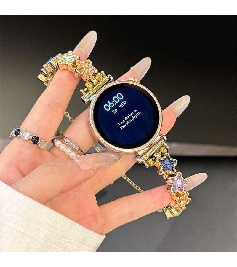 Sparkling Inlaid Diamond Bracelet for Huawei 20mm Watch Band - Image 5
