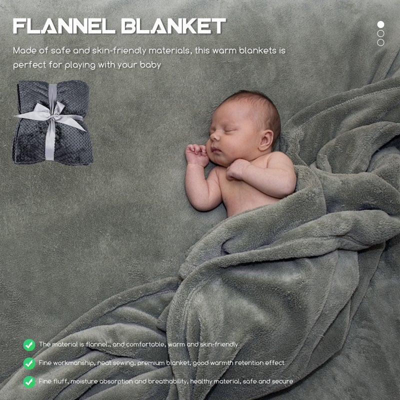 Throw Blanket Comfort Blanket Warm Blanket Office Nap Blanket Flannel Blanket - Image 4