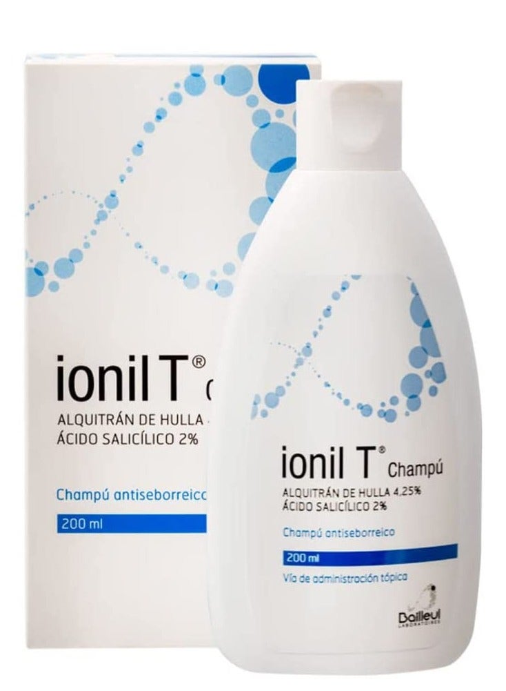 Ionil Coal Tar & Salicylic Acid Therapy Shampoo 200ml - Image 2