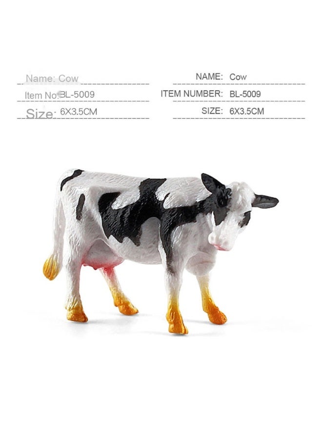 NIBEMINENT Mini Farm Animal Toy Set - 12 Realistic Miniature Poultry Figures