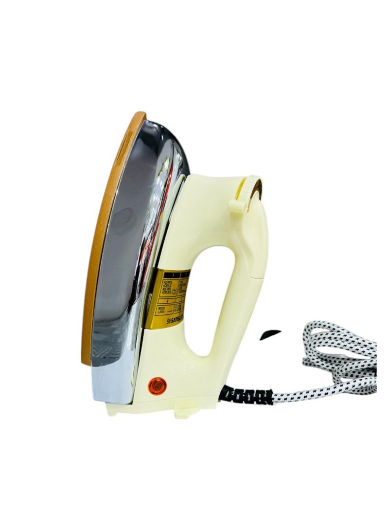 Bm Heavy Weight Dry Iron With Non-Stick Golden Teflon Coated Sole Plate - Image 3