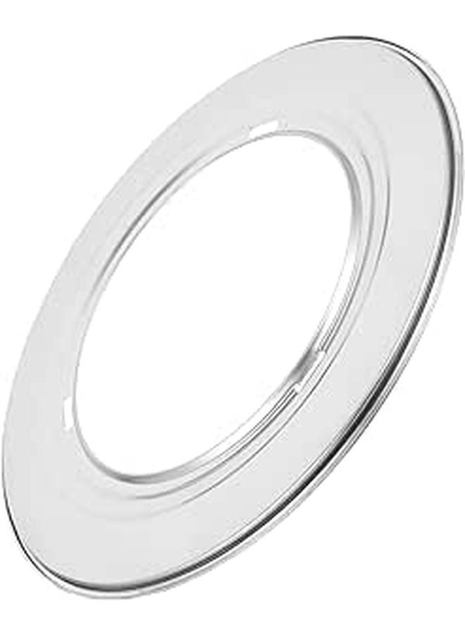 28 5cm Stainless Steel Steamer Ring Adapter Multi Functional Kitchen Steaming Rack - Image 1