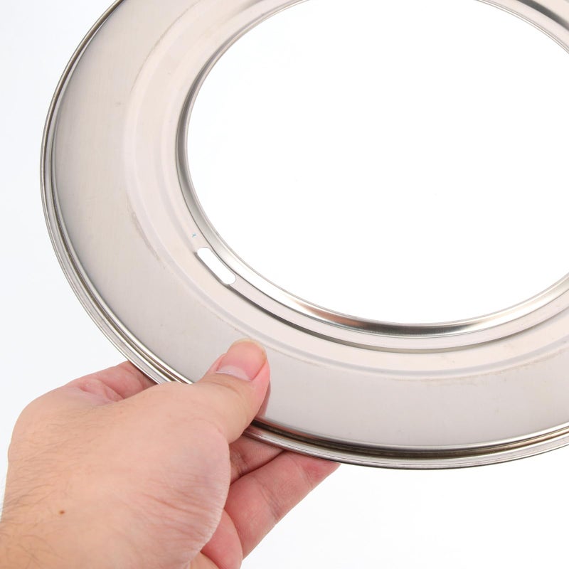 28 5cm Stainless Steel Steamer Ring Adapter Multi Functional Kitchen Steaming Rack - Image 5