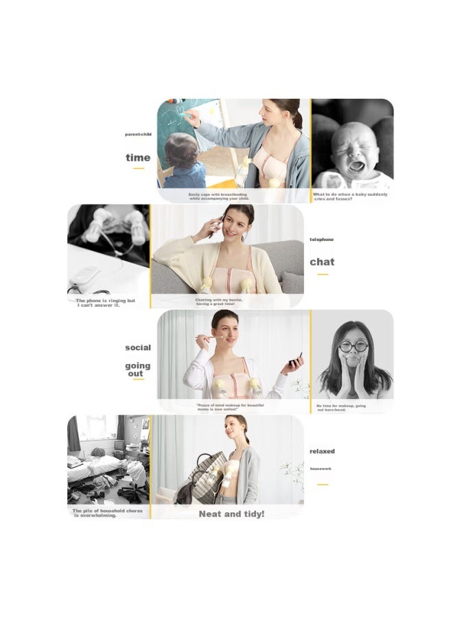 Medela Breastfeeding Bra, Postpartum Nursing Bra, Versatile Maternity Underwear, Specially Designed For Breast Pump, Baiyi Series In Premium Gray - Image 3