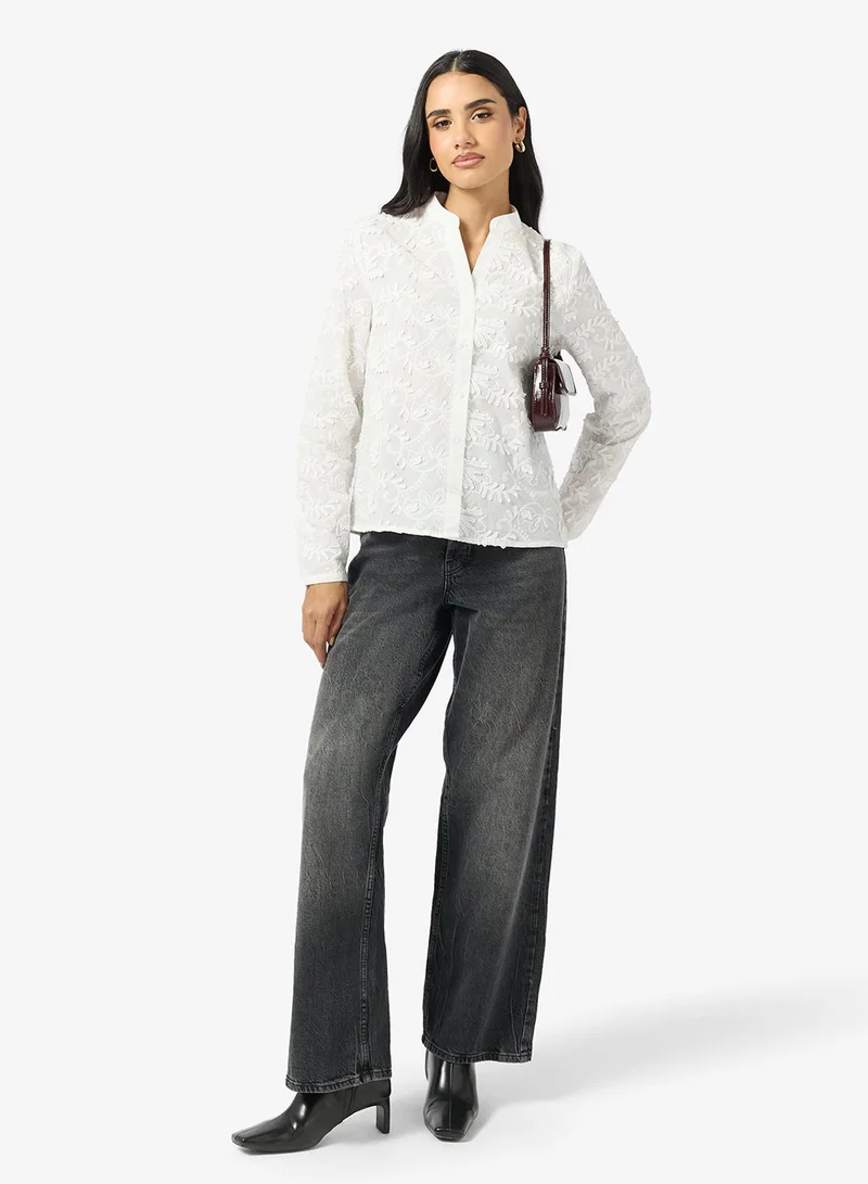 ONLY  Emblished Long Sleeve Shirt for Women | Best Price UAE