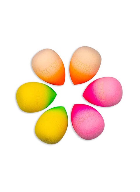 Beauty Blender Complexion Heart Sponge Ombre Coloured Pack 2 In 1 Blending Sponge Highlighters, Powder, Cream Or Liquid Application HBB01