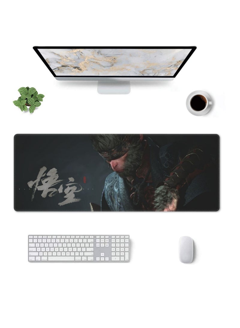 General Black Myth Goku Game Mouse Pad Large Home Internet Cafe E-sports Non-slip Comfortable Natural Rubber Mouse Desk Pad  - Image 1