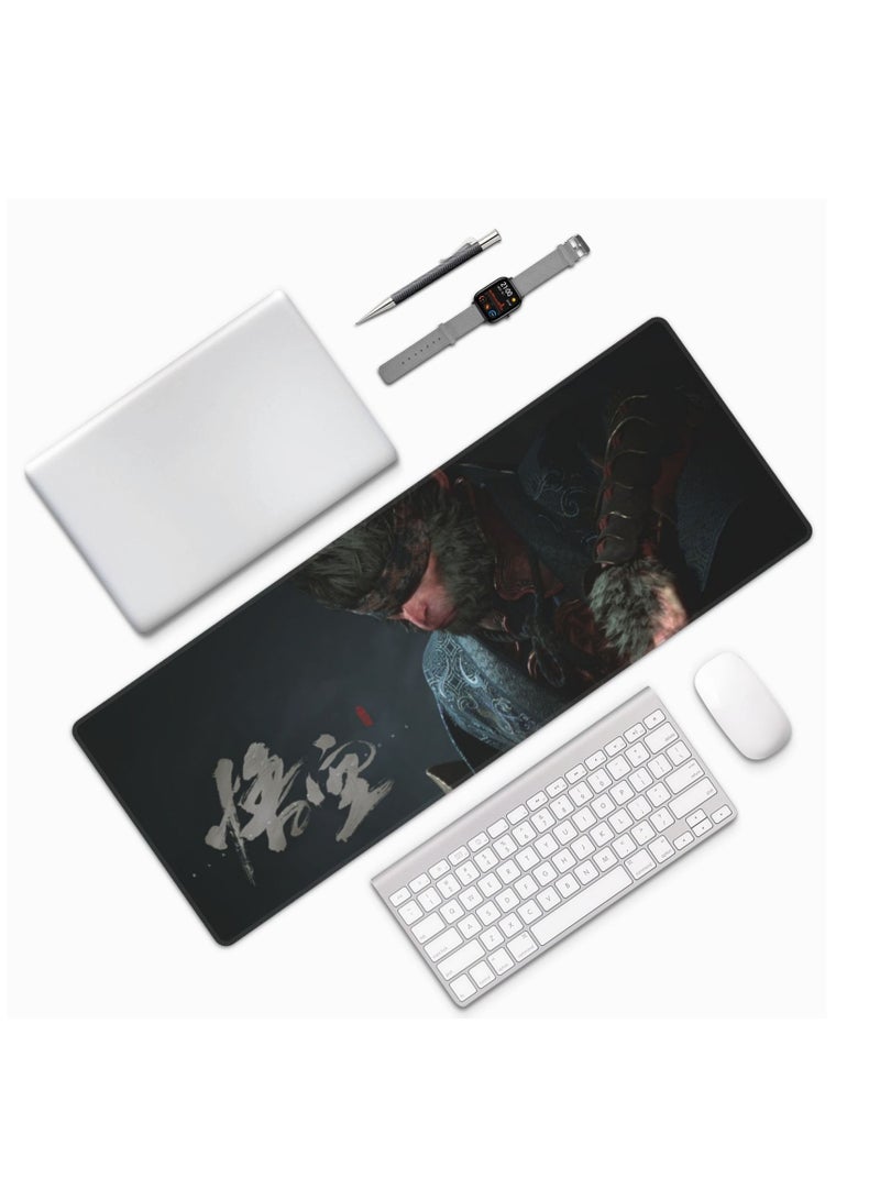General Black Myth Goku Game Mouse Pad Large Home Internet Cafe E-sports Non-slip Comfortable Natural Rubber Mouse Desk Pad  - Image 3