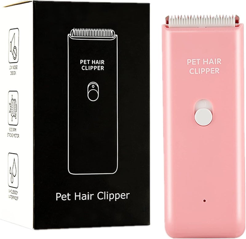 Grimgrow Dog Cat Home Hair Waterproof Clipper Portable Electric USB Rechargeable Pet Grooming Tools Low Noise Shaver Cordless Trimmer for Small and Large Pets - Image 1