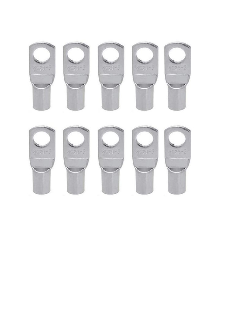 Copper Cable Lugs 10Pcs Set-Wire Terminals, Connector Cable lugs Ring Battery SC Terminals, for Marine, Solar, Automotive, Electric, Home Applications etc (Hole Size 12mm, Cable Size 95mm)  - Image 2