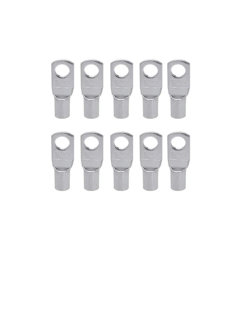 Copper Cable Lugs 10Pcs Set-Wire Terminals, Connector Cable lugs Ring Battery SC Terminals, for Marine, Solar, Automotive, Electric, Home Applications etc (Hole Size 12mm, Cable Size 95mm)  - Image 3