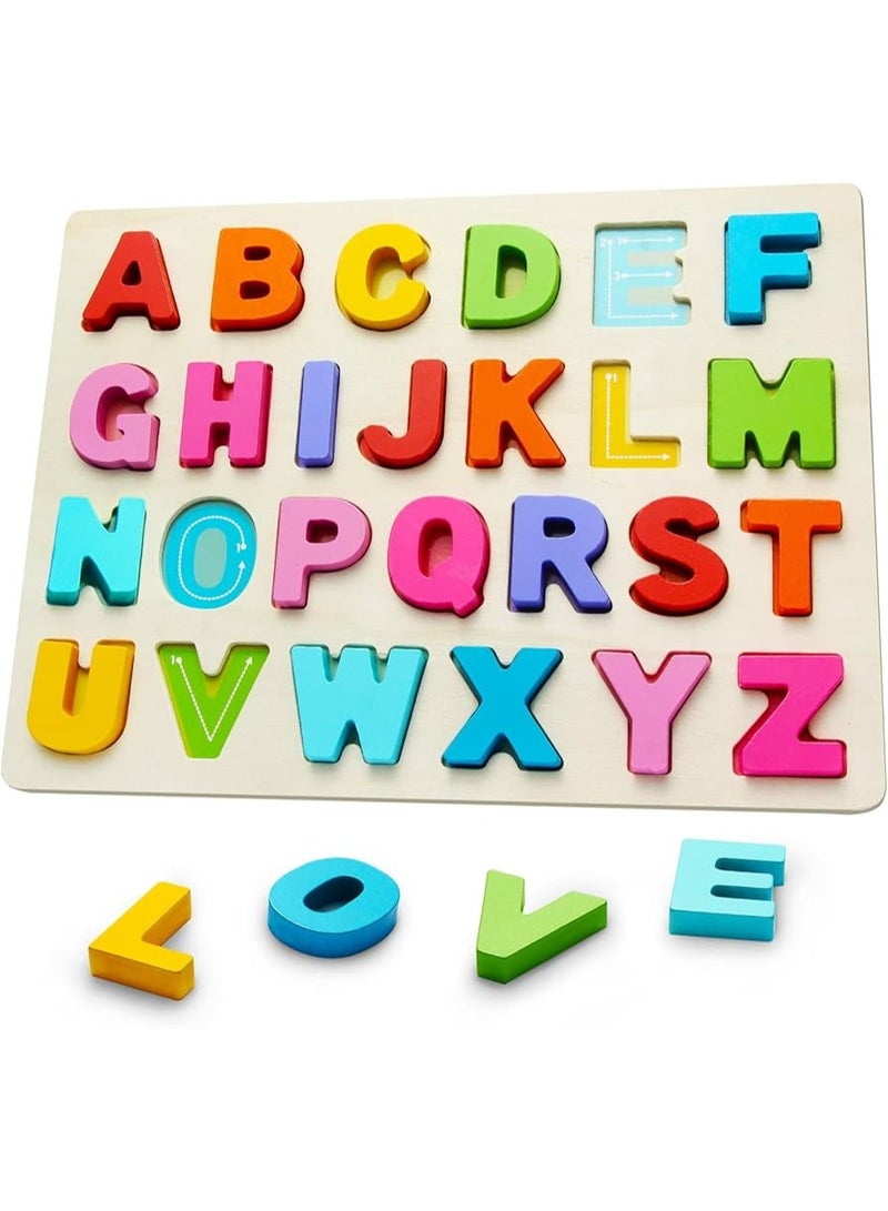 Clicko English Alphabet Wooden Block Set - Image 3