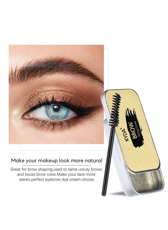 Ownest Eyebrow Styling Soap Kit, Long Lasting Waterproof Smudge Proof Pomade for Natural Brows, 3D Feathery Brows Makeup Balm - Image 3
