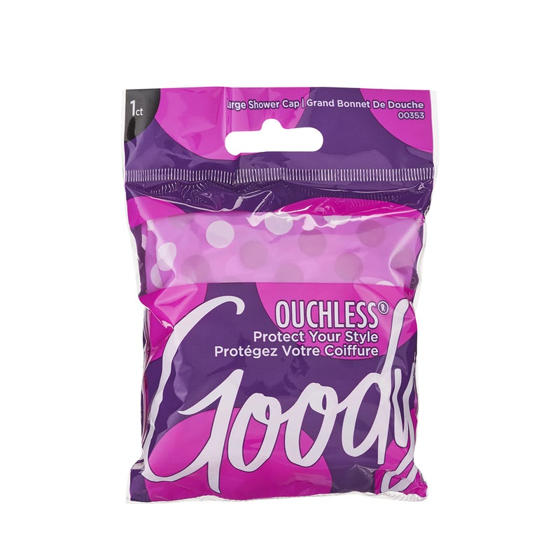 Goody Styling Essentials Shower Cap 1 Count  Protect Your Hairstyle While Remaining Comfortable  Made with Durable and Waterproof Materials  Hair Accessories for Men Women Boys and Girls