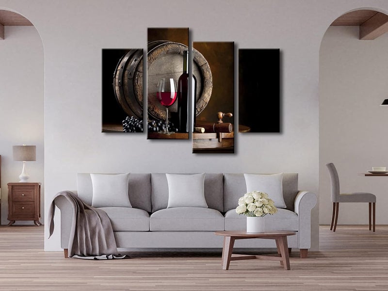 Pyradecor Vintage Canvas Prints Wall Art - Image 4