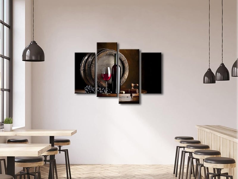 Pyradecor Vintage Canvas Prints Wall Art - Image 5