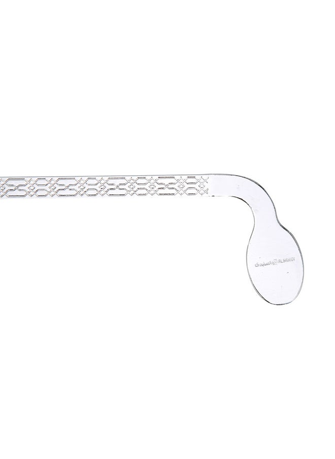 AL SANIDI Charcoal tongs for grilling, Fire tong, Silver, Size 47 Cm  - Image 3