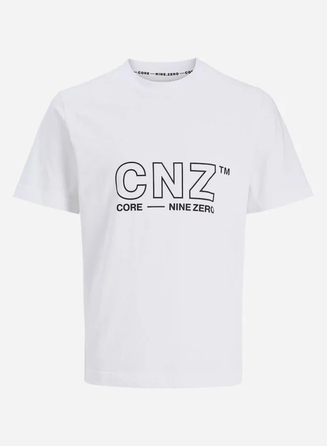 JACK & JONES Jack and Jones JCOCNZ Branding Print T-Shirt