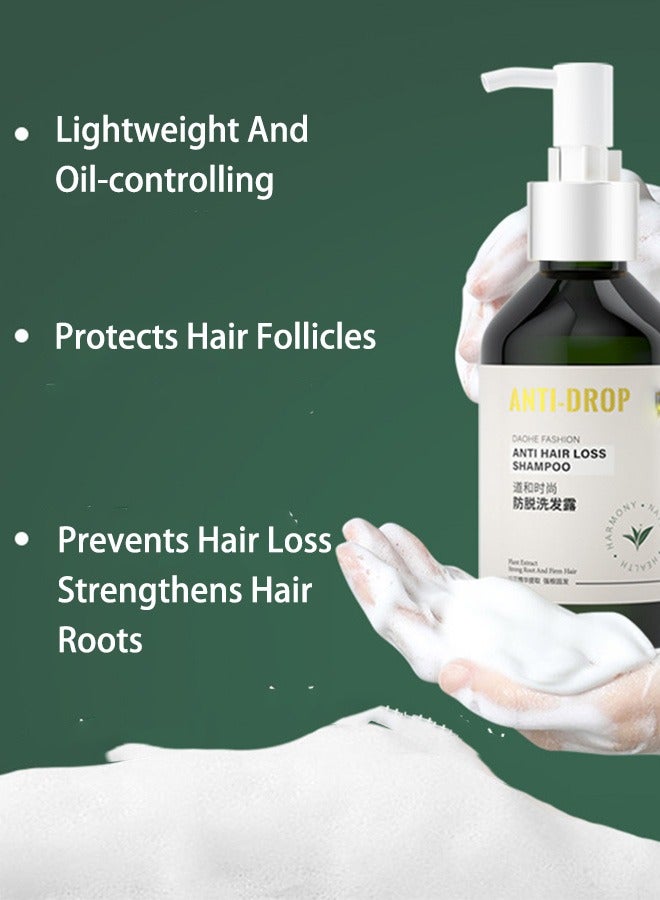 RUKYU Polygonum multiflorum anti-hair loss and hair growth shampoo anti-dandruff and anti-itching ginseng fluffy oil control anti-hair loss shampoo - Image 4