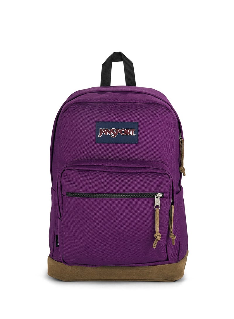 【School season】Classic Colorful School Bag with Leather Computer Compartment Must-Have Back-to-School Travel Bag Laptop Bag for Students