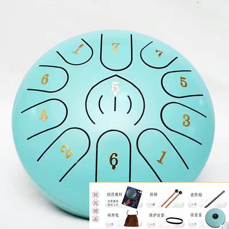 6-Inch 11-Tone Children's Ling Drum Beginner's Steel Tongue Drum - Yili  Style