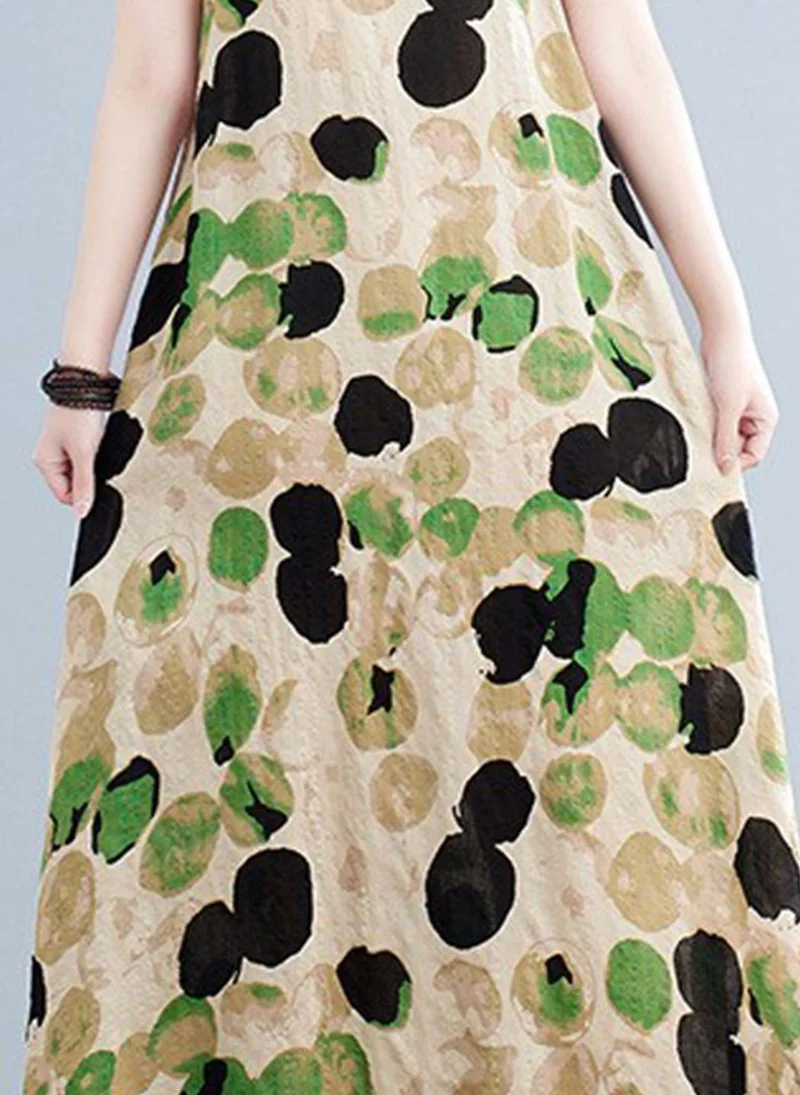 يونيكي Multicolour Printed Cotton Dress