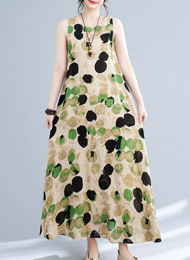 يونيكي Multicolour Printed Cotton Dress