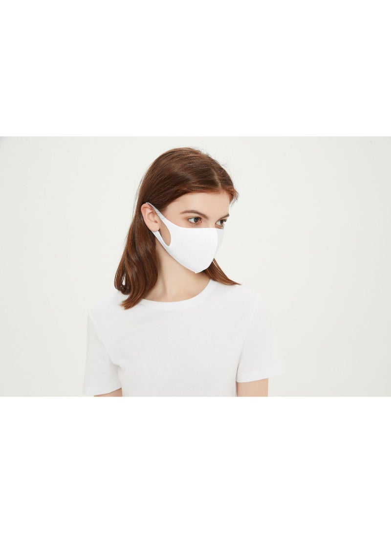 10 Pcs Reusable Breathable Cloth Cotton Face Masks set, Fabric Face Covering Dust Proof (Black+Grey+Pink+Blue+White) - Image 5