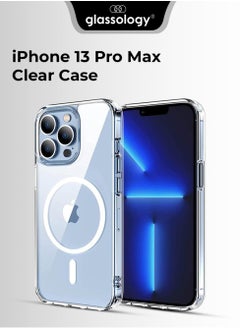 glassology iPhone 13 Pro Max Case 6.7 inch Anti Yellowing Hard Back Case Ultra Thin Crystal Case Shock Protection Anti Scratch and Anti Drop Case  - Image 1