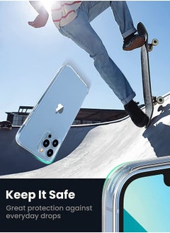 glassology iPhone 13 Pro Max Case 6.7 inch Anti Yellowing Hard Back Case Ultra Thin Crystal Case Shock Protection Anti Scratch and Anti Drop Case  - Image 5
