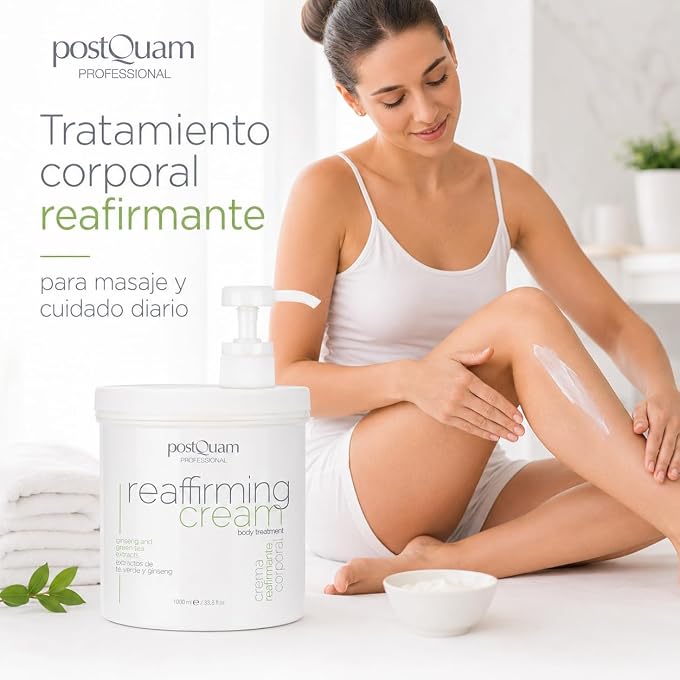 Postquam - Reaffirming Cream | Cellulite remover cream - Cold effect - Anti stretch marks, 1000 ml - Image 3