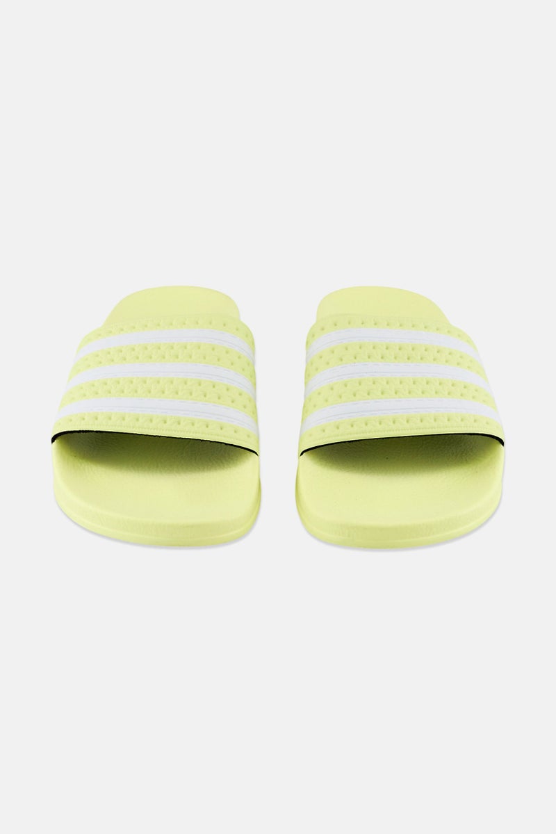 adidas Originals Women Adilette Slip On Slides, Pulse Yellow  - Image 4