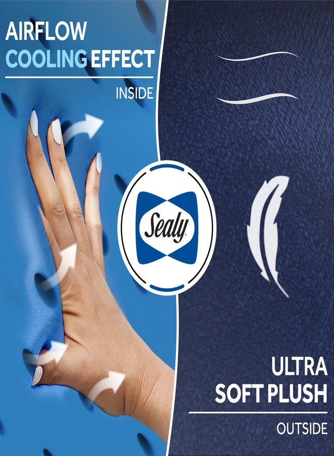 سيلي وسادة سفر سيلي بغطاء رأس ومزودة بجل مشبع ورغوة ذاكرة تسمح بمرور الهواء، مصممة خصيصًا لك مع دعم محيطي، توفر لك الراحة المثالية أثناء الرحلات الجوية والسفر والمنزل، وتمنع تيارات الهواء الباردة، لون كحلي - Image 4