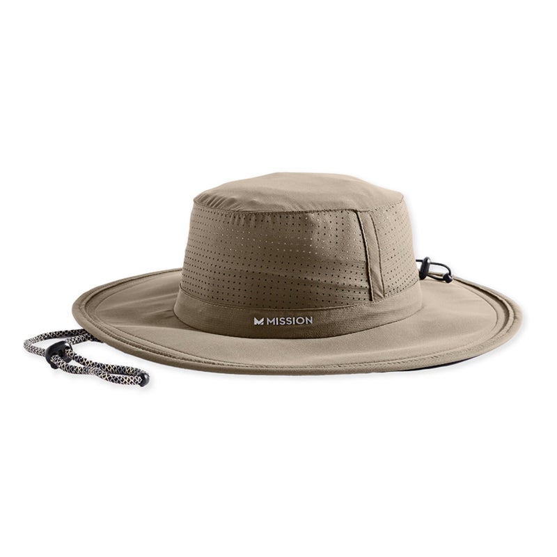 MISSION Cooling Boonie Hat, Khaki - Unisex Wide-Brim Hat for Men & Women - Lightweight & Durable - Cools Up to 2 Hours - UPF 50 Sun Protection - Machine Washable - Image 1