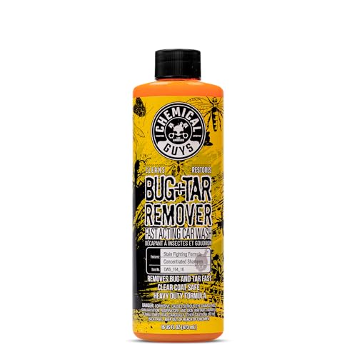 Chemical Guys Bug & Tar Wash Heavy Duty Bug, Tar, Grime, Tree Sap & Bird Dropping Remover - Safe for Paint, Glass, Chrome, Plastic & All Exterior Surfaces (16 oz) - CWS_104_16 - Image 1