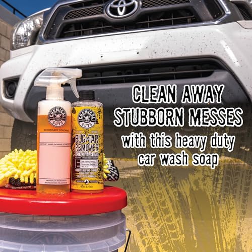 Chemical Guys Bug & Tar Wash Heavy Duty Bug, Tar, Grime, Tree Sap & Bird Dropping Remover - Safe for Paint, Glass, Chrome, Plastic & All Exterior Surfaces (16 oz) - CWS_104_16 - Image 2