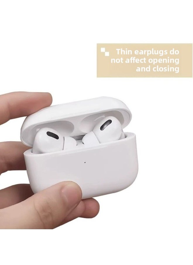 Generic - Customized For Airpodspro Earmuffs For Apple Wireless Bluetooth Box Huaqiangbei Bluetooth Third Generation Replacement Ear Caps-Color:Black Large Size (huaqiangbei Pure Silicone) - Image 1