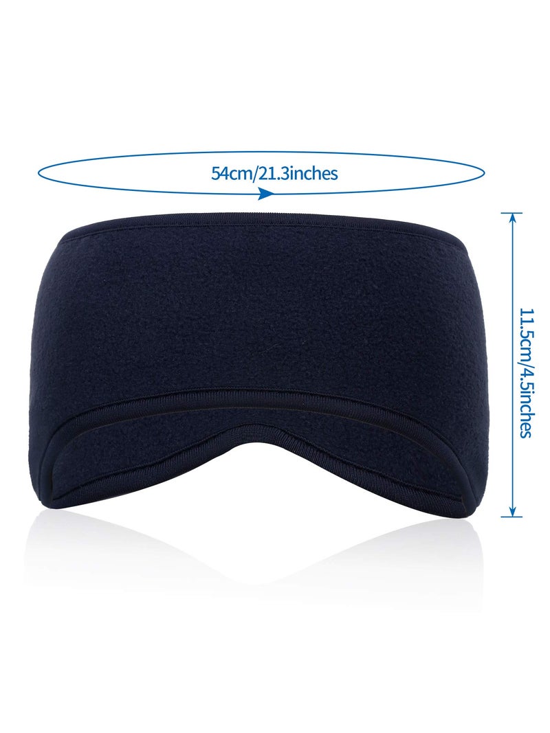 SATINIOR 4 Pieces Ear Warmers Headband Fleece Non-Slip Winter Ear Muffs for Running Outdoor Activities - Image 2
