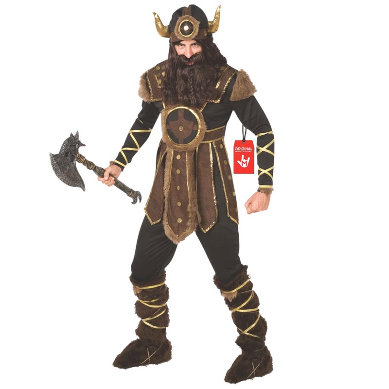 Morph Men's Viking Costume, Viking Costume, Nordic Warrior Costume, Men's Halloween Costume, Adult Carnival Costume, XL - Image 4