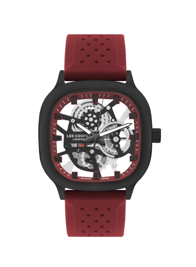 Lee Cooper Silicone Analog Watch LC07973.658 - 42*44 mm