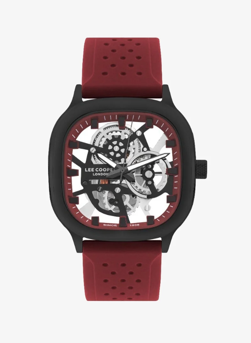 Lee Cooper Silicone Analog Watch LC07973.658 - 42*44 mm