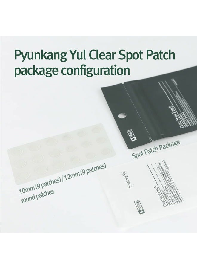 Pyunkang Yul لصقات حب الشباب PYUNKANG YUL المهدئة Cica Clear Spot 72 قطعة - علاج موضعي لحب الشباب هيدروكوليد لعلاج العيوب والبثور - لاصقات حب الشباب رقيقة جداً بمقاسين، مقاومة للماء وغير مرئية - Image 5