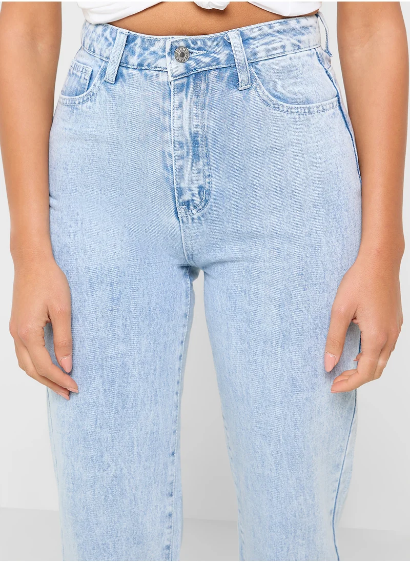 Ginger High Waist Straight Fit Jeans