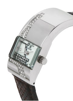 GENEVAL Leather Strap Analog Wrist Watch GLS124QWPWE - 19mm - Brown  - Image 2