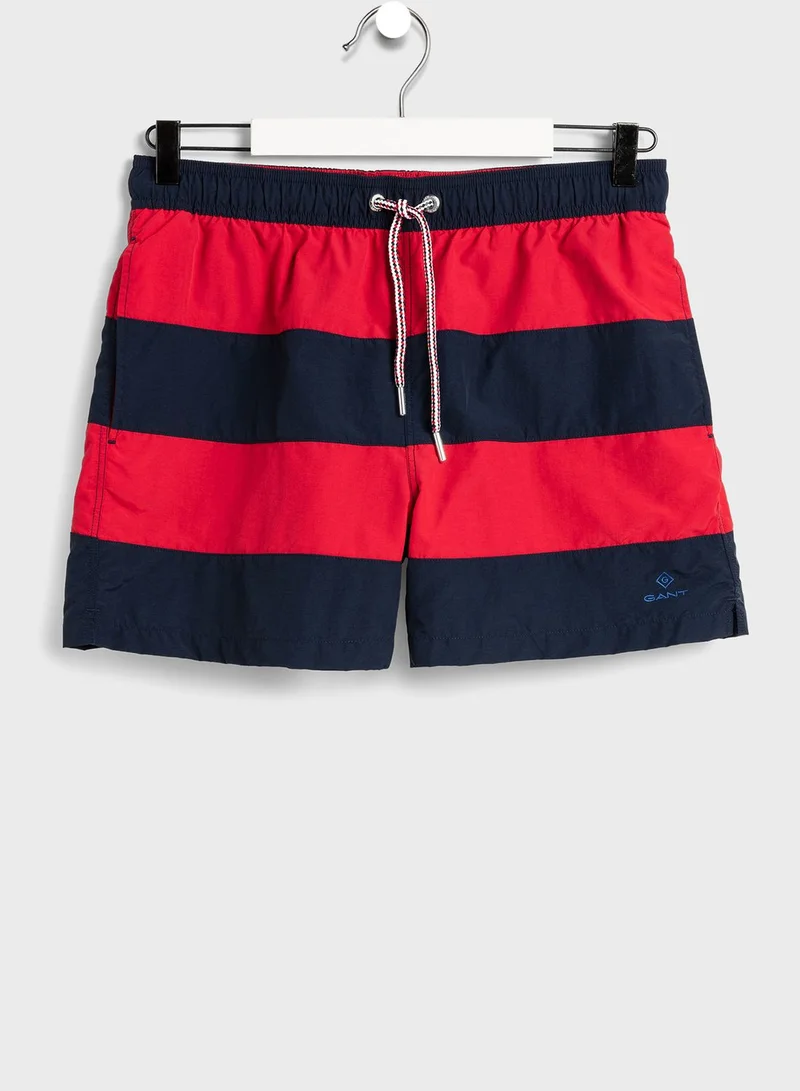 GANT Color Block Swim Shorts