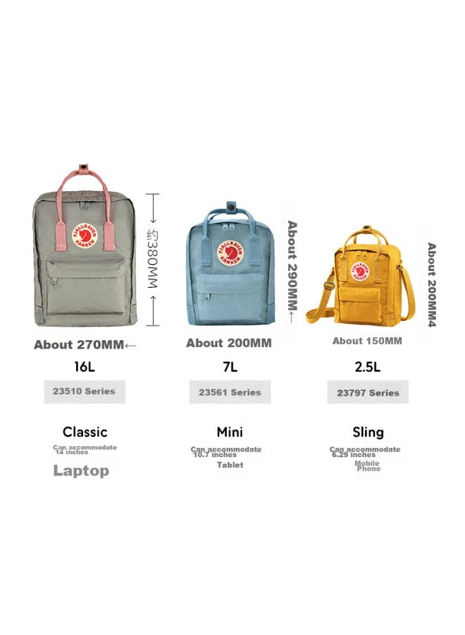 Fjallraven Backpack For Women, College Student Schoolbag, Kanken Mini Backpack, 23561-457, Lavender Purple, 7l - Image 2