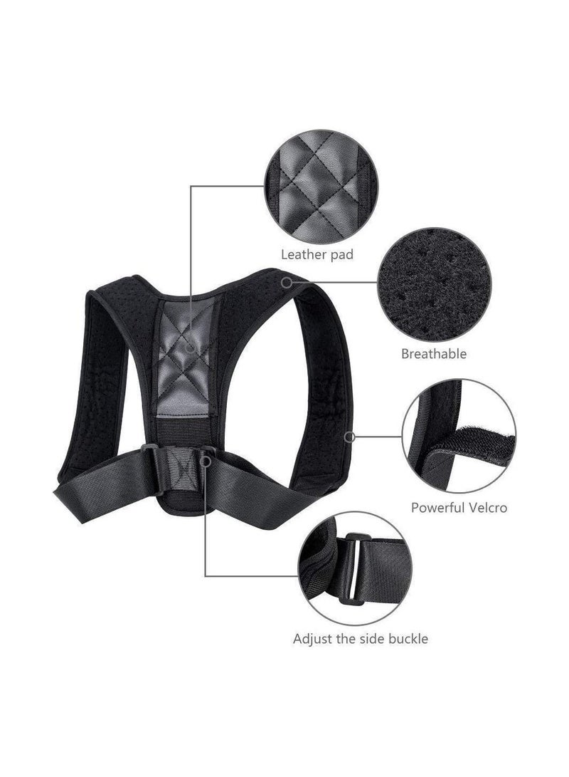سبال دعامة ظهر سبول للرجال والنساء ، أداة فرد الجزء العلوي من الظهر لتسكين الآلام من الكتف القطني ودعم الترقوة ، حزام مريح للتنفس - Image 3